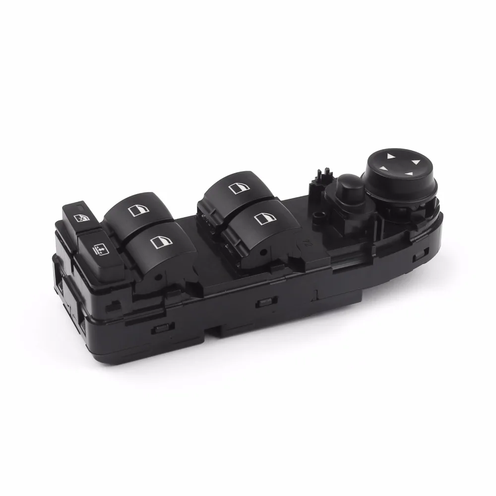 

Areyourshop Car Left Right Window Mirror Switch Control For BMW E60 2006-2009 61319122112 Black ABS plastic Car-Styling Covers