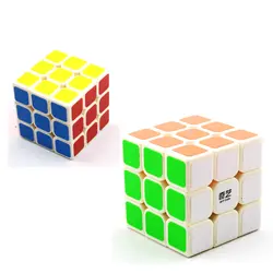 Новый парус Волшебные кубики 3x3x3 5,6 см ПВХ Стикеры головоломки конкурс Speedcube игрушки для детей взрослых подарок для детей