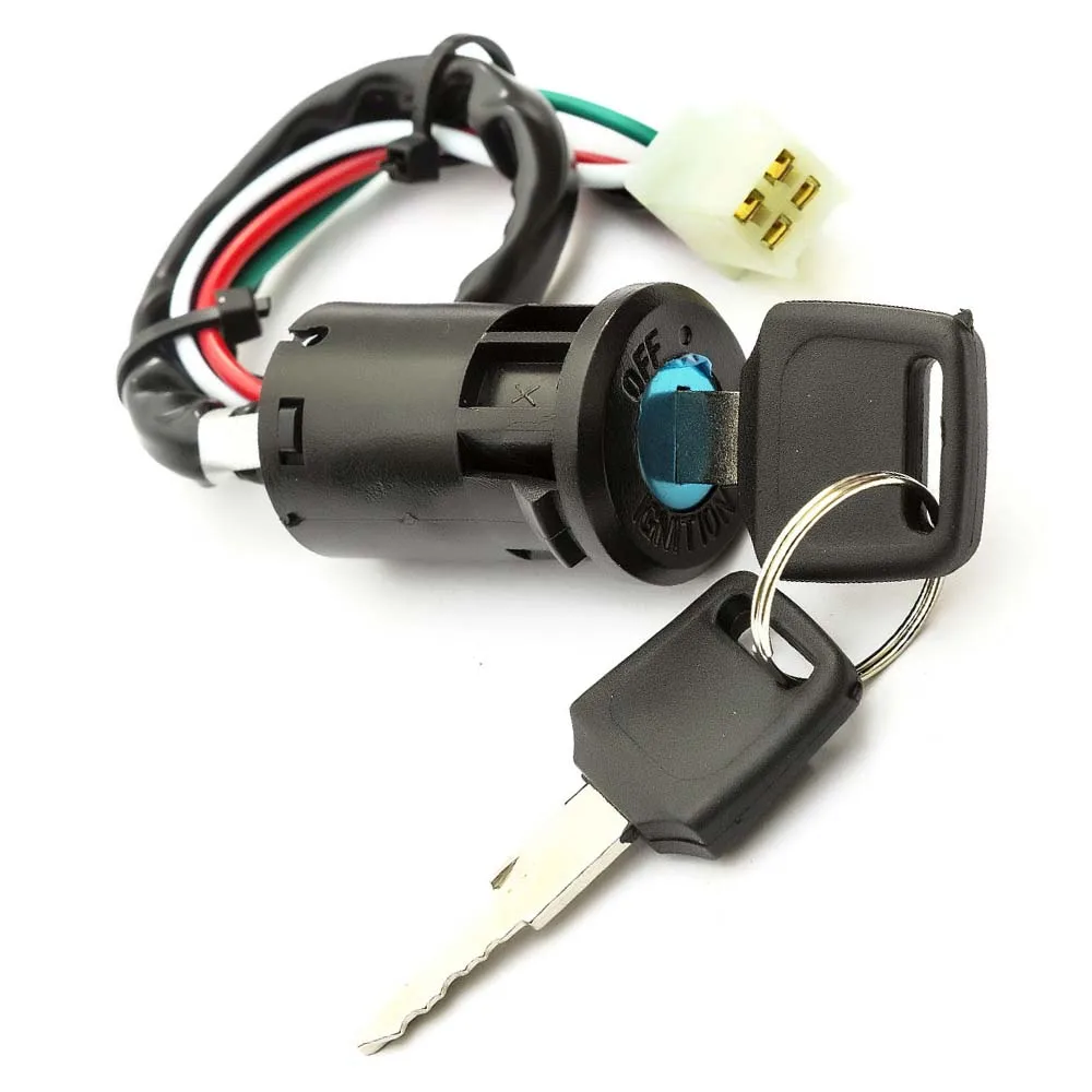 1PC 2 Stage On Off 4 Pin Ignition Switch With 2 Keys For110cc 125cc 140cc Pit Dirt Quad Bike Minimoto Pocketbikes ATV