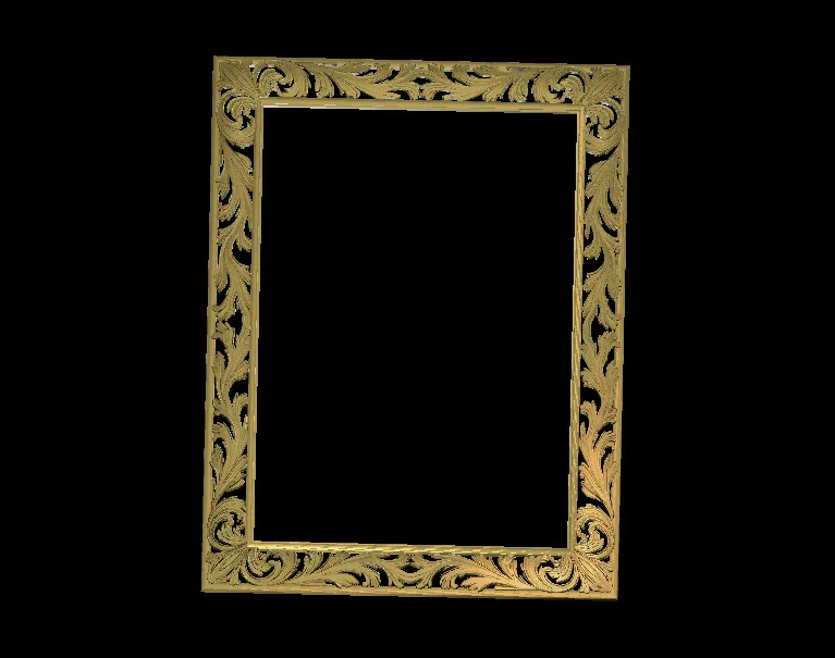 

Frame 3D model in STL format cnc carving engraving router relief Artcam Aspire F56