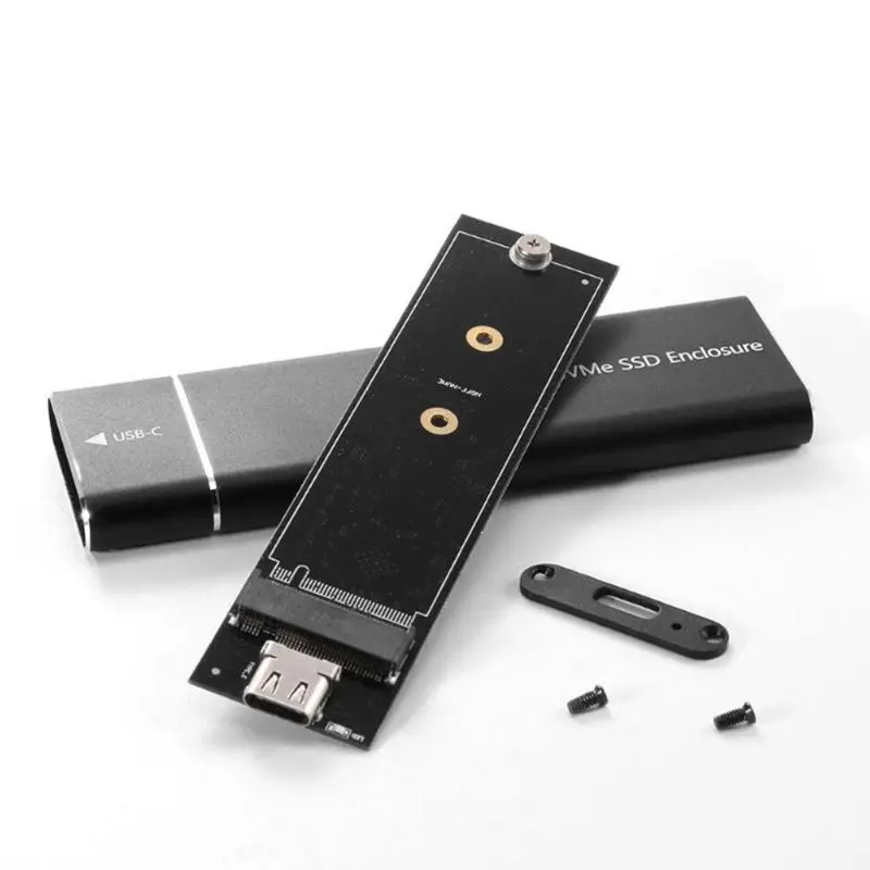 Pаспродажа USB3.1 type C M.2 M ключ NVMe PCIE SSD коробка твердотельный накопитель Корпус чехол 10 Гбит с M2 SSD 2280 корпус жесткого диска