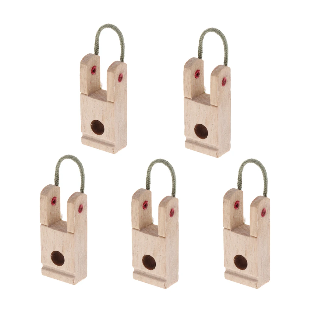 5 Pieces Wooden Piano Hammer Butt Plates/Flanges for Upright/Vertical Piano DIY Replacement Parts Accessories