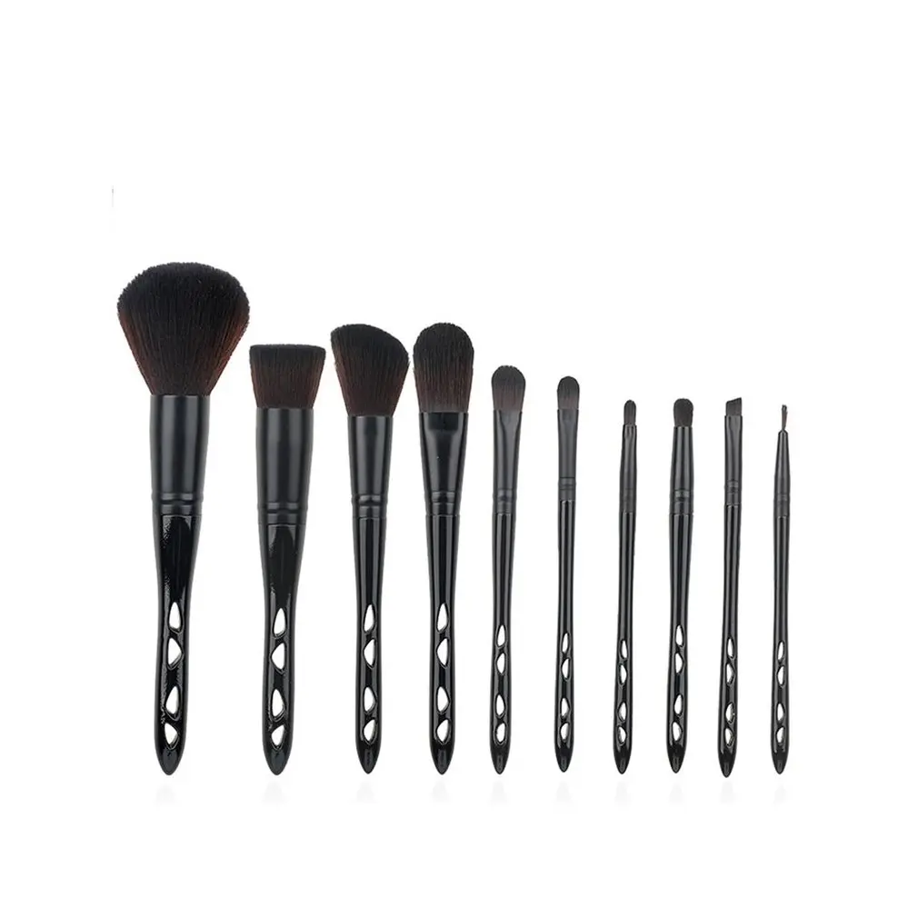 

0Pcs/set Plastic Handle Nylon Hair Cosmetic Brush Makeup Brushes Powder Foundation Brush Makeup Tools