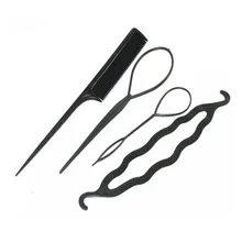 4 шт./компл. мода для волос, фигурная Заколка-палочка для булочек, оплетка аксессуары для парикмахерских инструментов