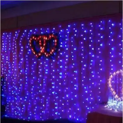 3X2.5M New Year Cortina De LED String Fairy Lights Navidad Garland LED Christmas Lights Cristmas Decoration Luces Decorativas