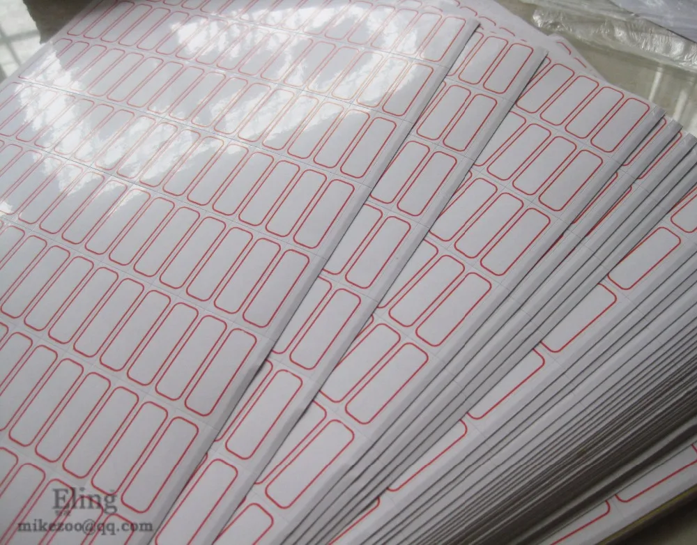 

48000pcs 28x9mm Green Red Blue color blank Index label sticker for various use, Item No. OF04