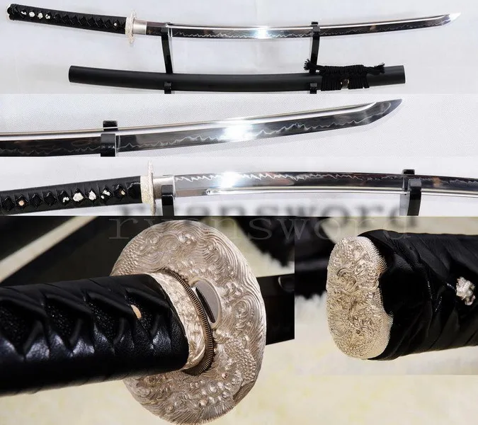 

HIGH QUALITY 1095 STEEL CLAY TEMPERED MARU JAPANESE SAMURAI SWORD KATANA