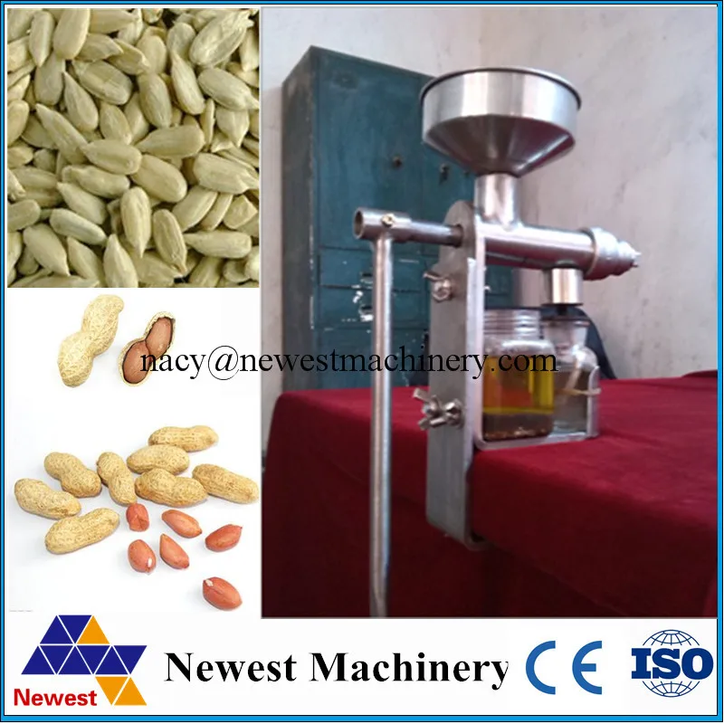 

50r/min speed manual oil press machine,peanut expeller oil extractor making machine