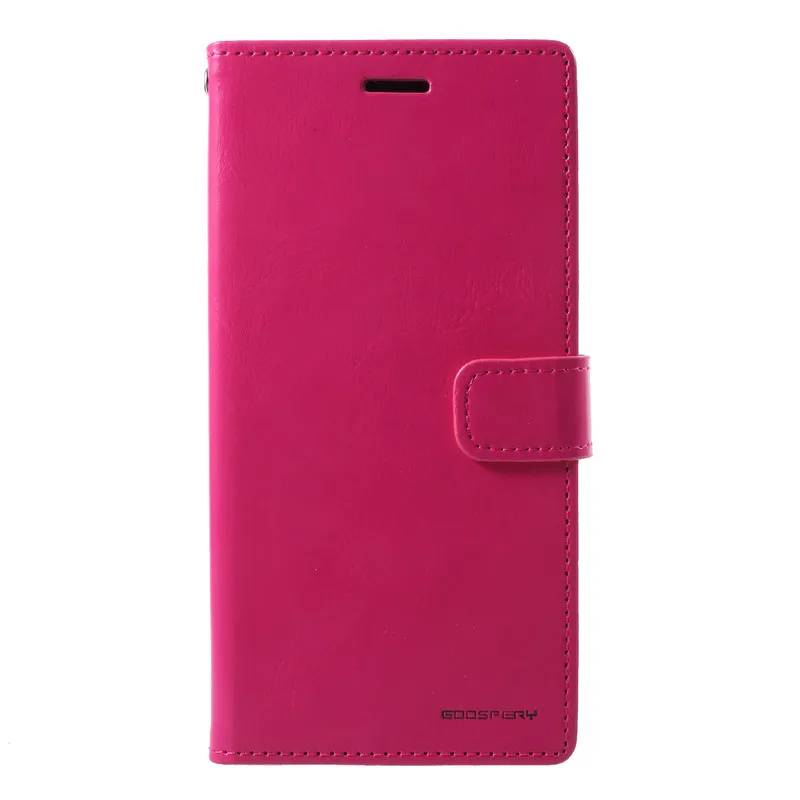 A6 Plus Case MERCURY GOOSPERY Blue Moon Wallet PU Leather