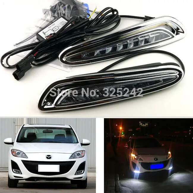 Excellent Ultra bright Daytime Running Light For Mazda 3 Second