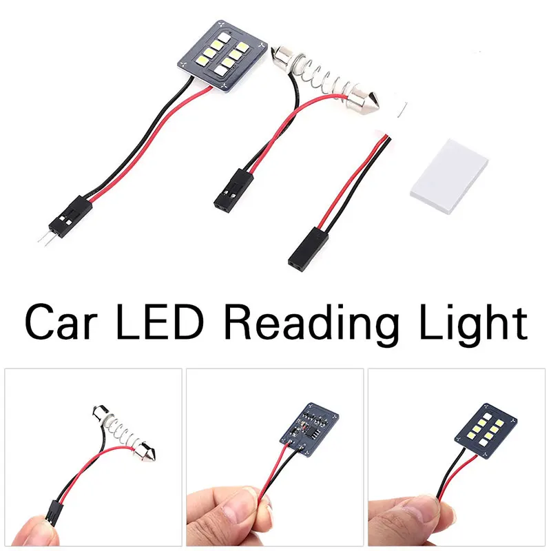 

T10 W5W Car Width Lamp License Plate Light LED Durable for Reading