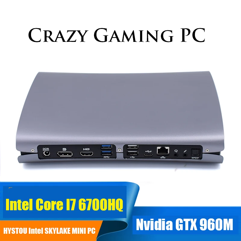 Двойной графический мини ПК с Nvidia Geforce GTX 960M Intel Core i7 6700HQ WiFi и Bluetooth DDR4 RAM i5 6300HQ