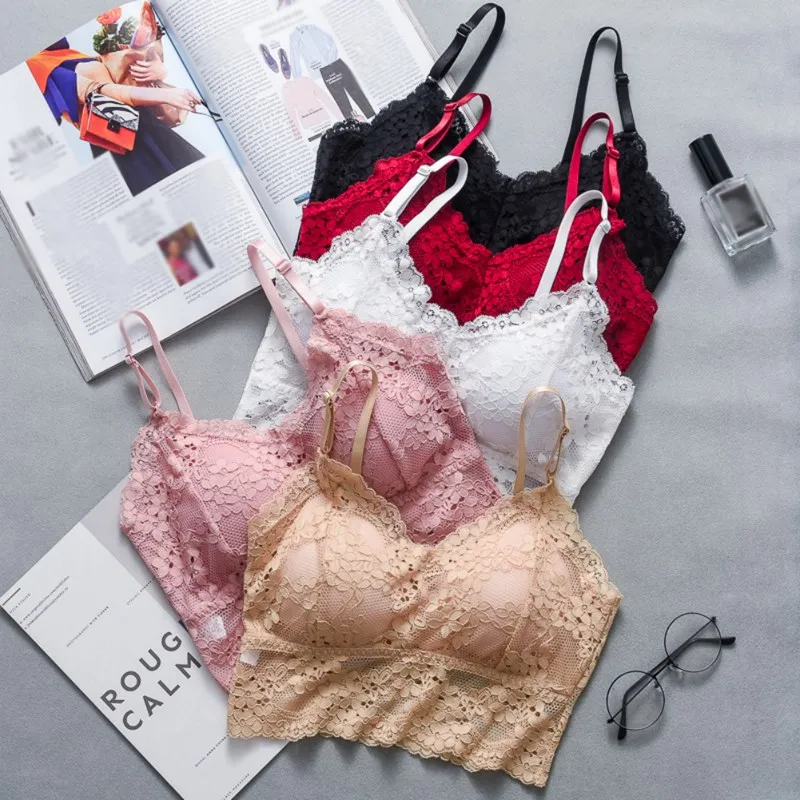 

Sexy Women Bra Tank Tops Women Embroidery Summer Sexy Tube Top Girls Underwear