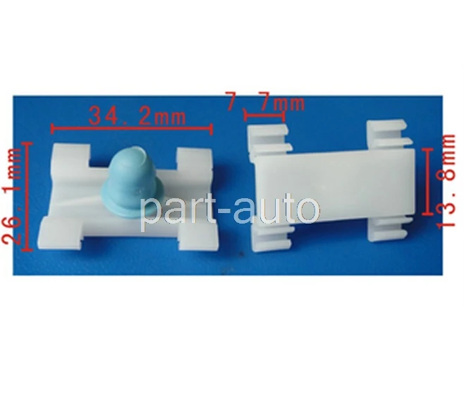 500x OEM Door Fender Moulding Clip Retainer W/ Rubber Boot 51138166675