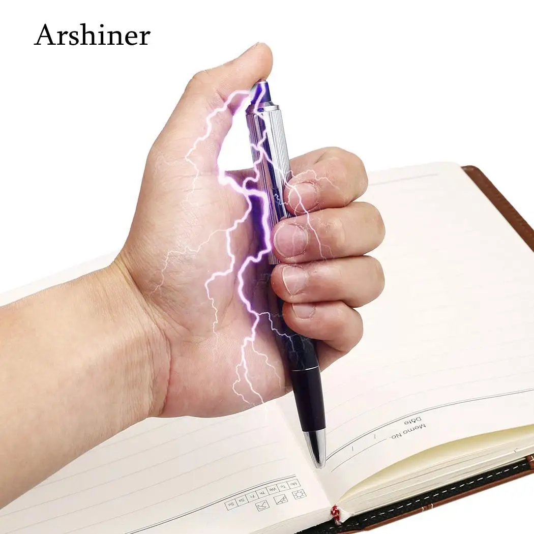 Gag Shock Pen практичная шутка электрическая розыгрыш Забавный трюк забавный гаджет