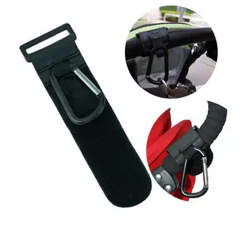 

1pcs Delicate Baby Stroller Hook Stroller Accessories Pram Hooks Hanger for Baby Car Carriage Buggy Black
