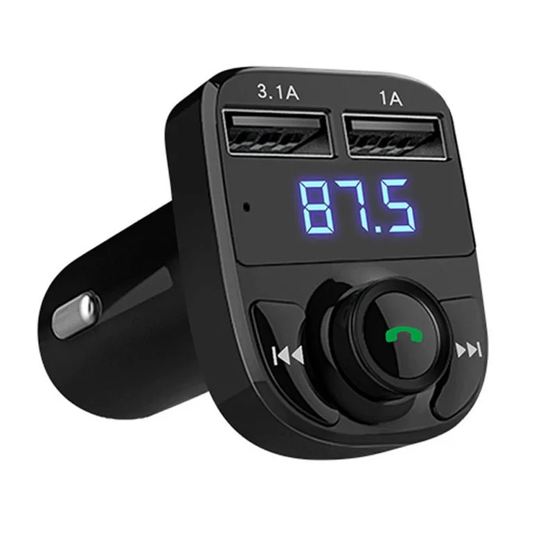 Fm-передатчик модулятор Handsfree Bluetooth автомобильный комплект автомобильный аудио mp3-плеер с 3.1A Быстрая зарядка двойной USB Автомобильное зарядное устройство