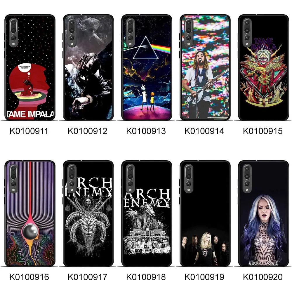 

Black Soft TPU Anti-knock Phone Case for huawei mate 20 case p10 p20 Pro M10 Lite cases Phone Cover