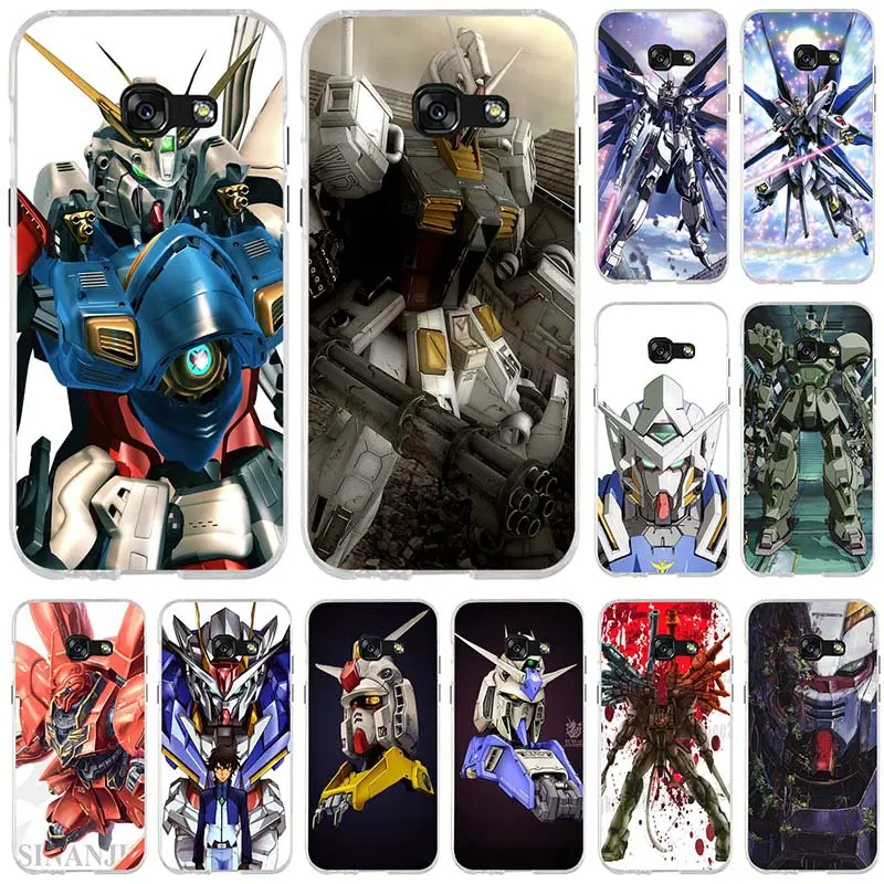 Мультики Gundam Силиконовые мягкие чехлы для мобильных телефонов из ТПУ Samsung Galaxy J1 J2