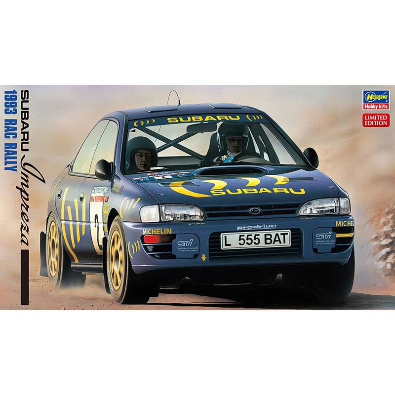 1/24 Hasegawa 20297 SUBARU IMPREZA 1993 RAC ралли модель хобби