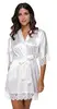 Plus Size Lace Patchwork Bride Bridesmaids Robe Sexy Lingerie Women Silk Wedding Party Kimono Robes Nightgown Sleepwear bathrob ► Photo 3/6