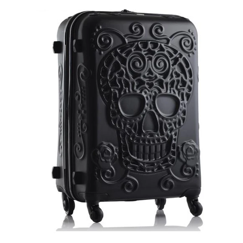 suitcase skull