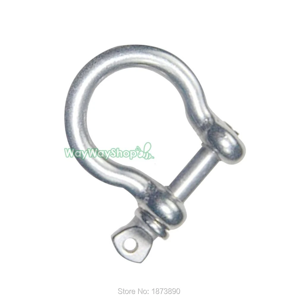 Grilletes de arco de acero para pulsera paracord, hierro de níquel 5mm, 5 uds.|shackle|steel angelsteel puller - AliExpress
