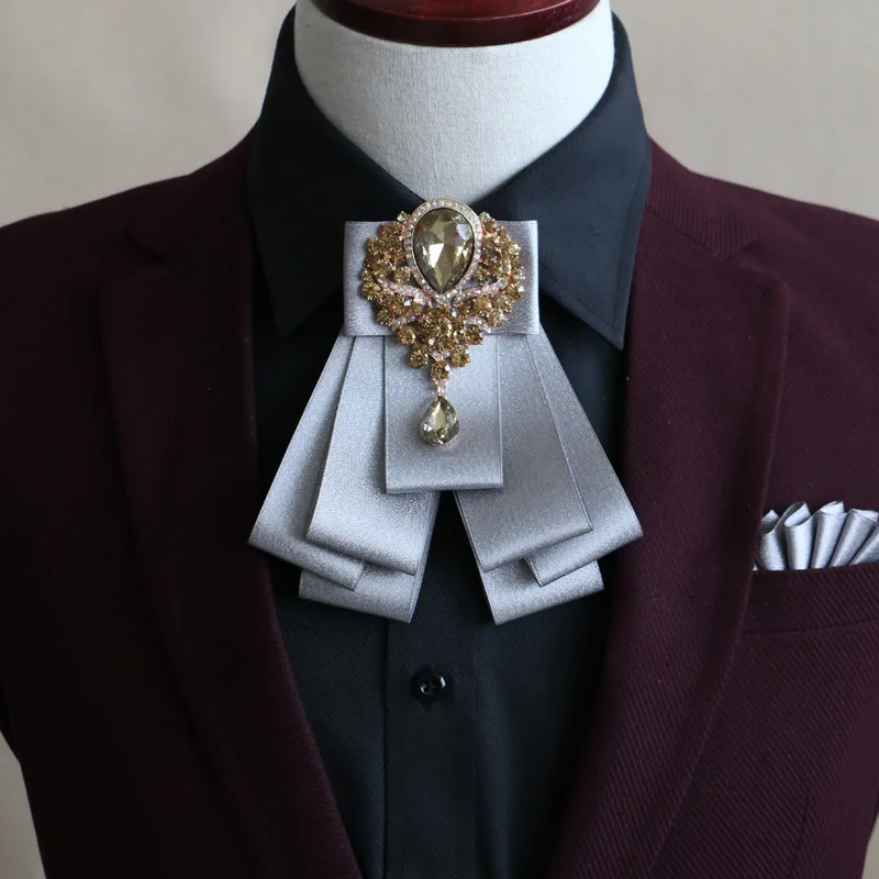 [Отправить подходящие карманные полотенца] высококачественный чудесный галстук-бабочка воротник жениха английский корейский галстук бабочка - Цвет: 18