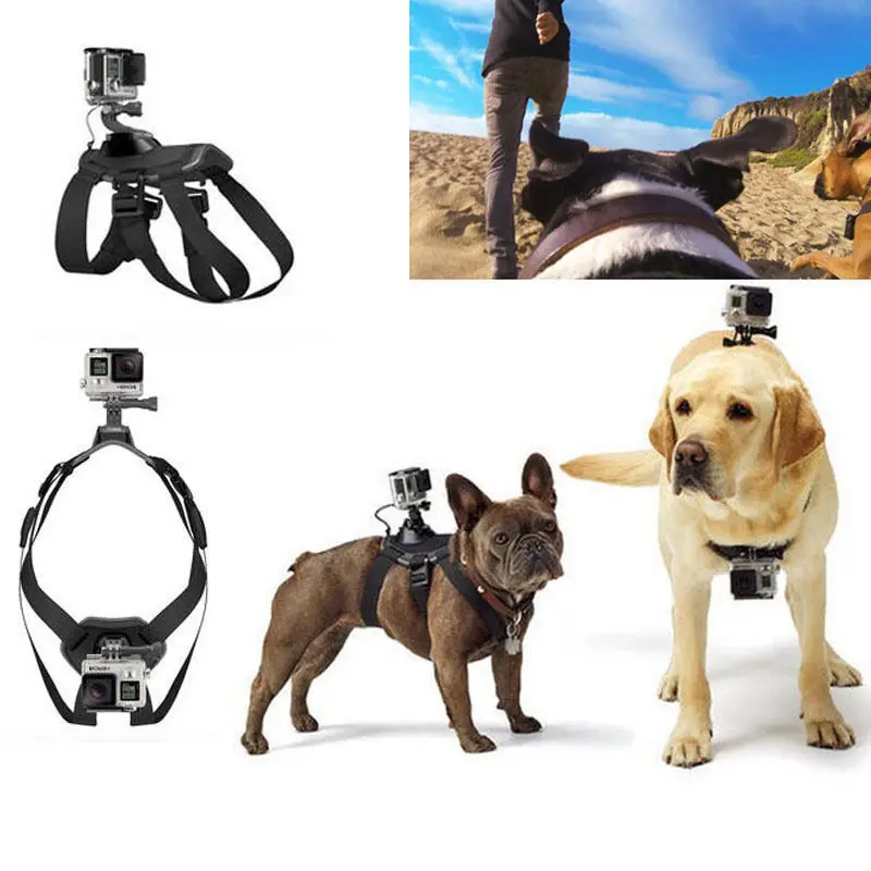 Новинка собачья жилетка для собаки спортивный нагрудный ремень GoPro 4 3+ 3 Спортивная камера аксессуары