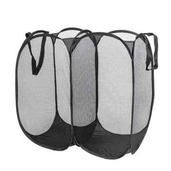 

Portable Pop Up Washing Dirty Clothes Laundry Basket Bag Foldable Mesh Storage Toy Container Organization Home Storage Household