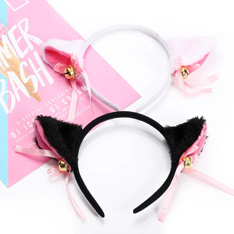 

Cat Ear Headband women Cotton wool Trendy Headband,cute Hair Band Hair Hoop Rabbit Ears Headwear Women Hair Accessories