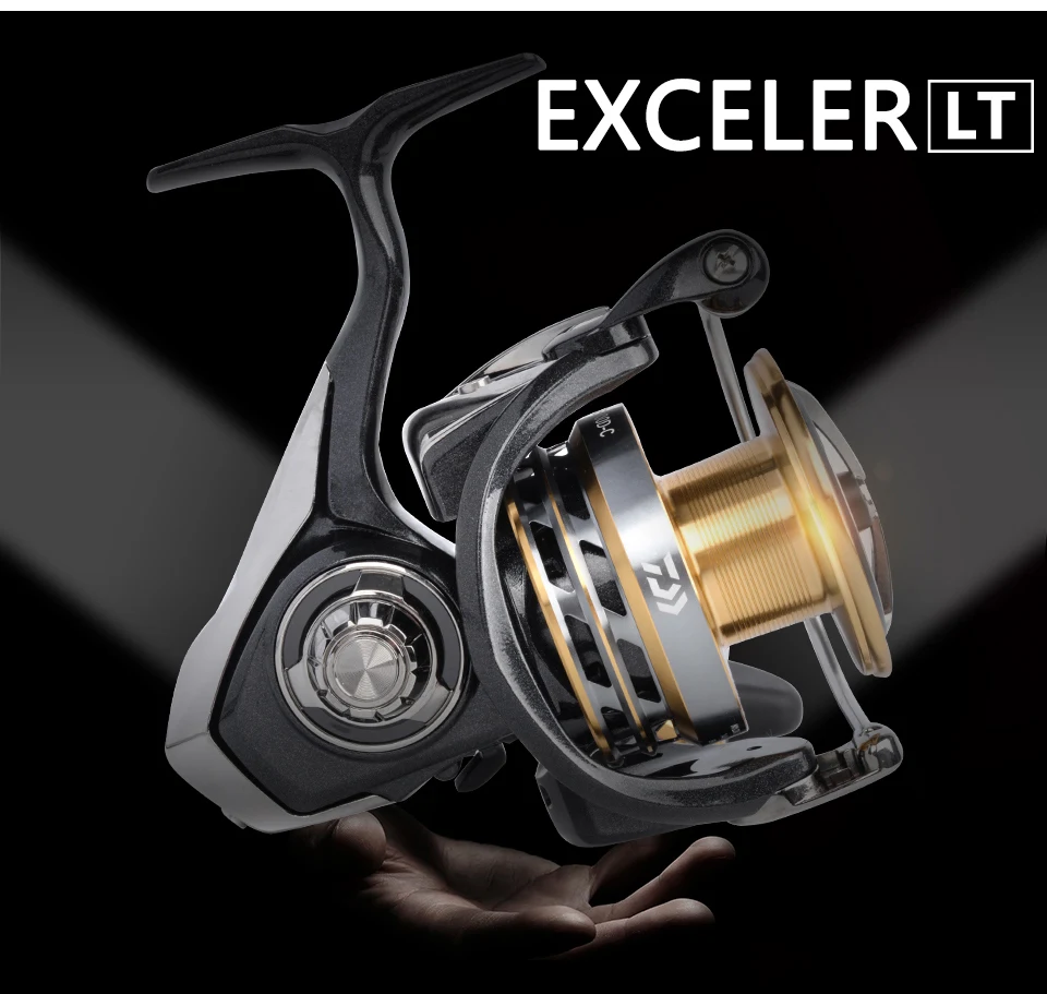 DAIWA exceler LT Спиннинг Рыболовная катушка 1000/2000/3000/4000/5000/6000 5,3: 1 carretilha de pesca Макс Перетащите 12 кг Рыболовная катушка колеса