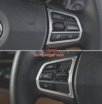 

FOR BMW 7 Series F01 730 740 2009-2012 Chrome Steering Wheel Switch Cover trim
