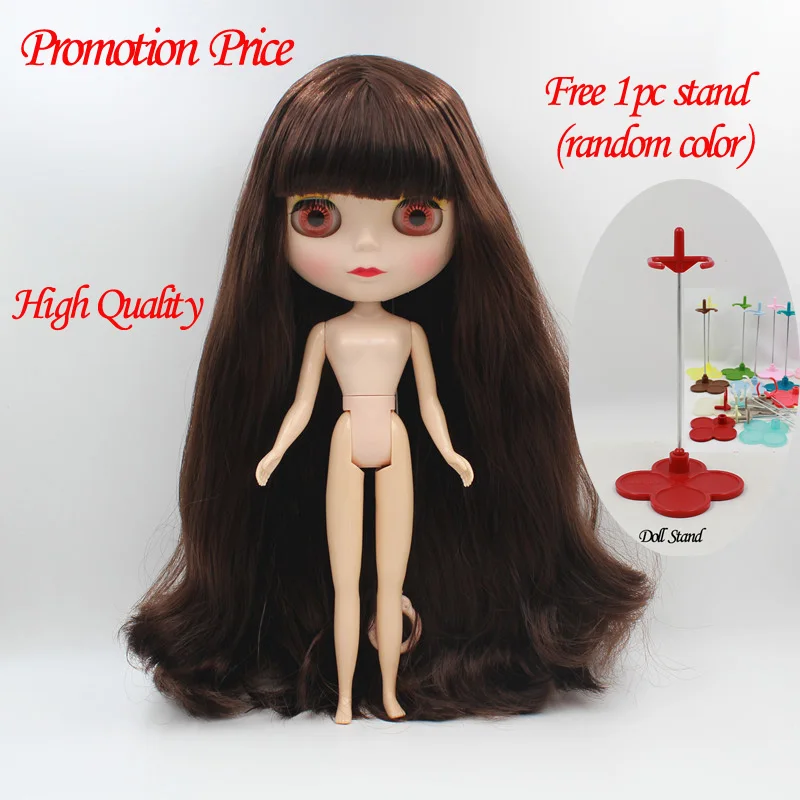 Акция Цена BJD шарнир 10 11 подставка DIY Обнаженная кукла Blyth подарок на день рождения