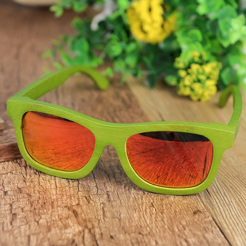 BOBO BIRD DG010d-e Green Bamboo Frame With Laser Logo and Patter Polarized Sunglasses (17)