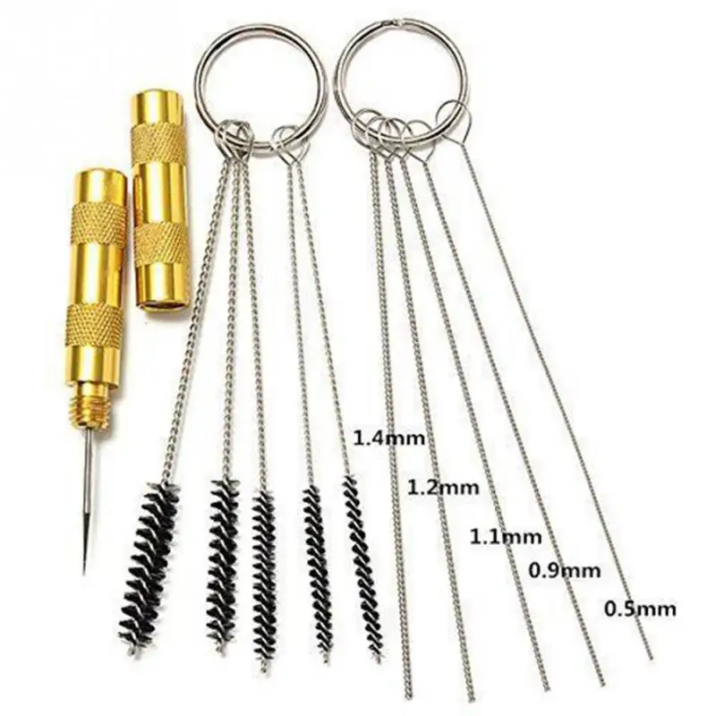 Hot-Sale-Best-Price-11pcs-Set-Airbrush-Spray-Nozzle-Cleaning-Repair-Tool-Kit-Needle-Brush-Set (2)