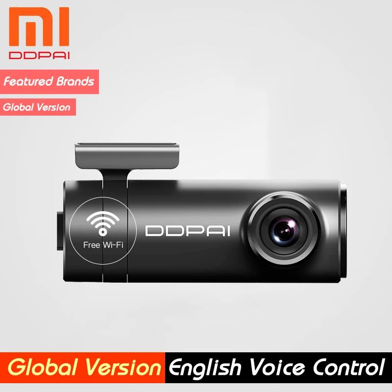 

Xiaomi Mijia Mini DDPai Mini English Voice Control DDPai Dash Cam Camera Mini Body Power Interface Front Rear Record