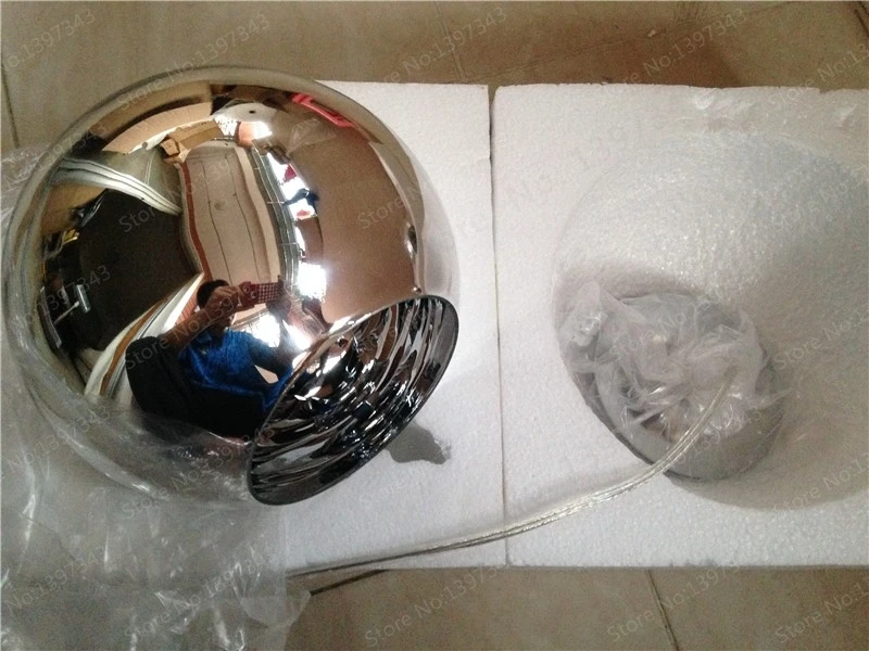 País das Maravilhas Bola de Luz do Candelabro Tira de Cobre Moderno de Vidro Lâmpada de Natal Levou Pingente Sombra Mirror Ball Luz Lustre da 24 pingente lâmpada bola de vidro brilho moderno