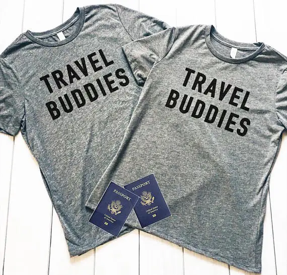 Travel Buddies Matching Tee Unisex Matching Couples T