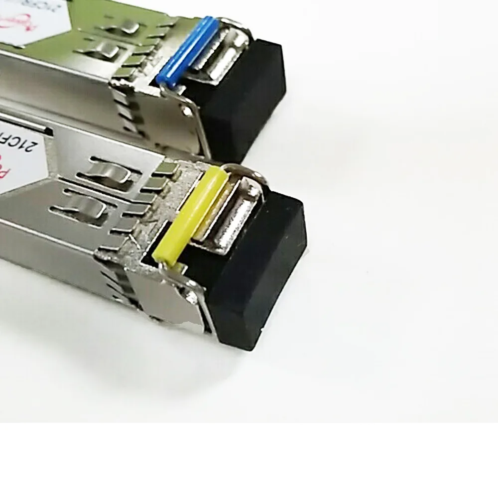 1 пара 20 км LC разъем gbic одномодовый волоконный SFP модуль WDM/BIDI 1,25G A/B 1310/1550nm