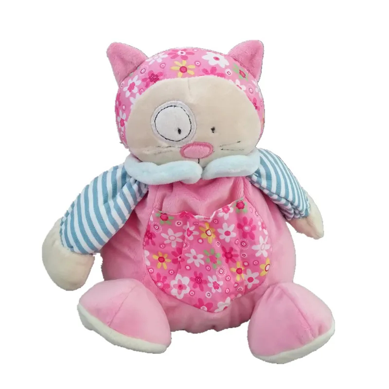 Biwan Musical Cat 18cm Plush Toys Soft Cute Design With Music Box Baby