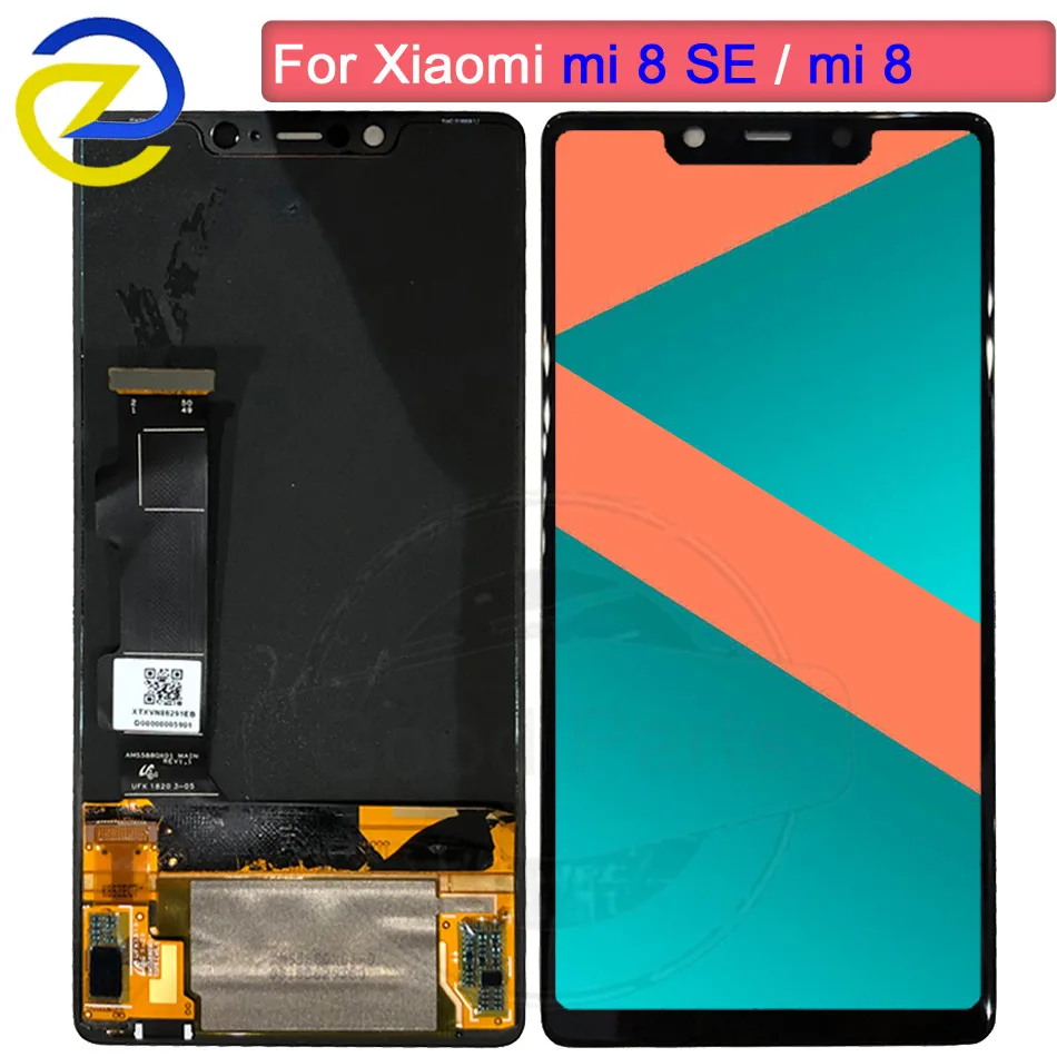 

AMOLED Display For xiaomi Mi 8 SE LCD Display Mi8SE Touch Screen Digitizer+frame xiaomi mi 8 SE LCD 8SE Screen Replacement