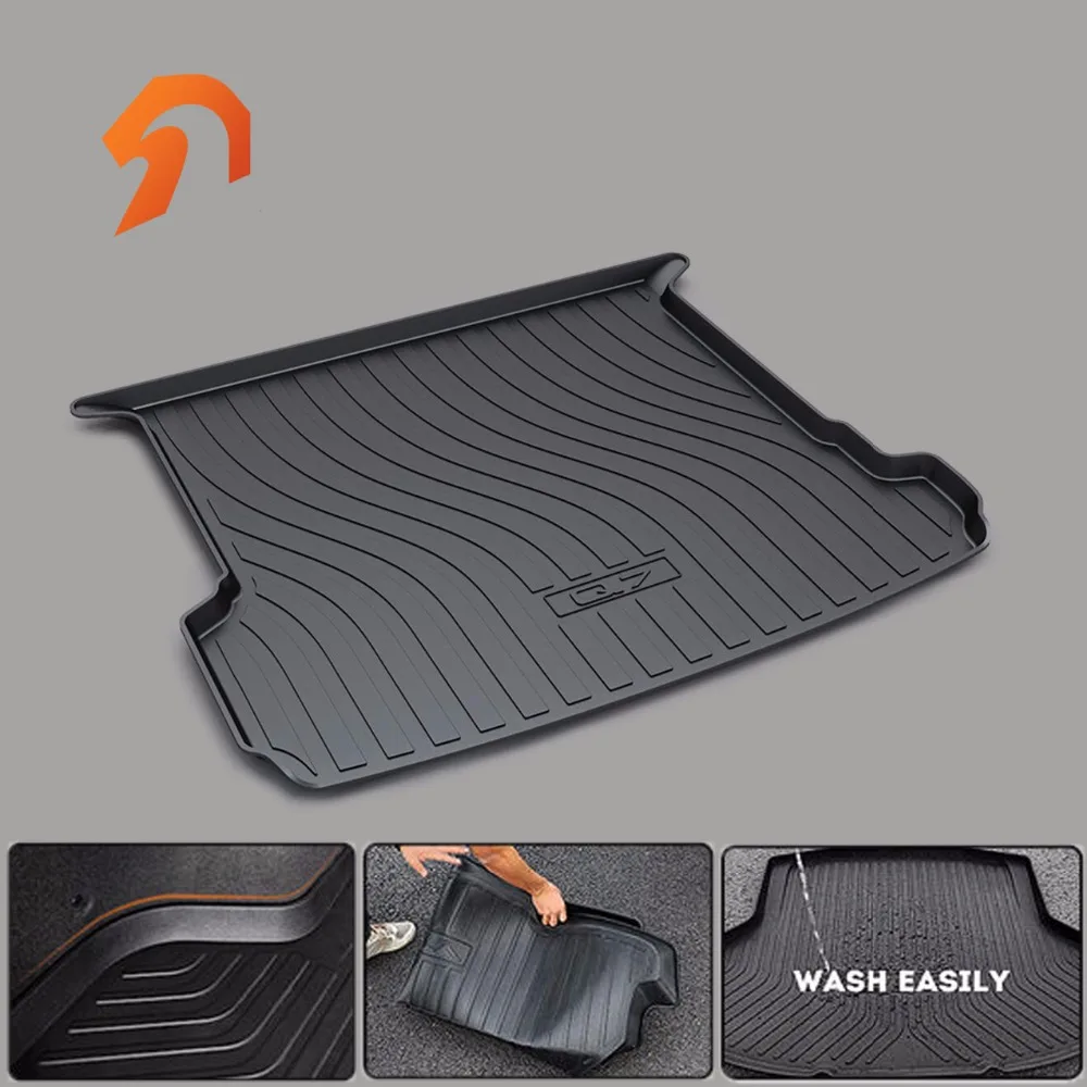 Rubber Rear Trunk Cover Cargo Liner Trunk Tray Floor CAR Mats FIT for