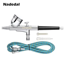 Наседал двойного действия 0,3 ММ Аэрограф краски пистолет-распылитель Nart Art распылитель для краски украшения торта Ремесло модель краски ing распылитель инструмент