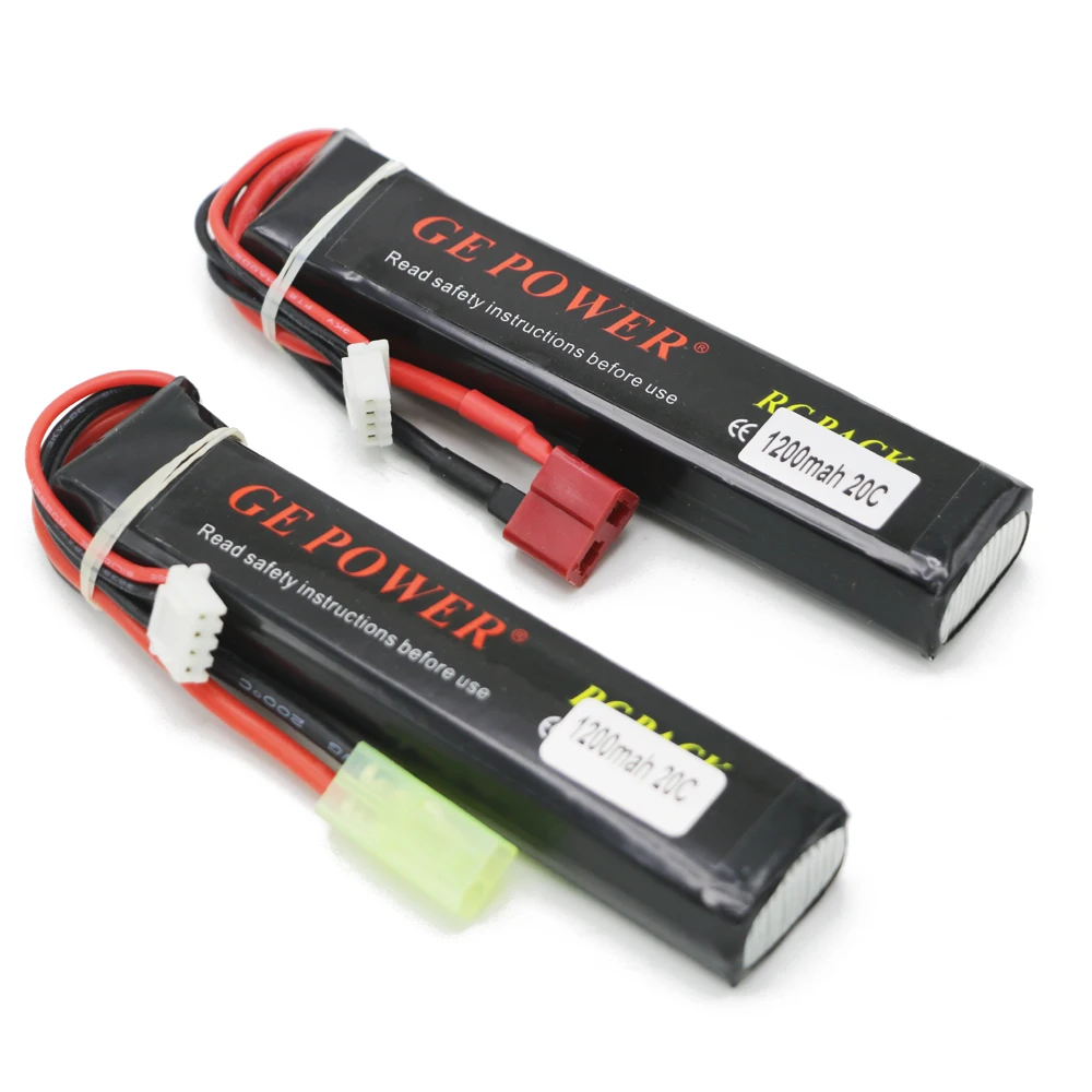 Батарея GE Power RC Lipo 11 1 В 1200 мАч 20C 3S AKKU мини страйкбольный пистолет шт. модель 40C|battery
