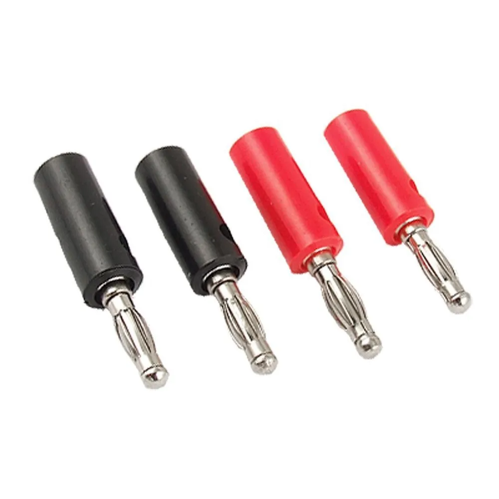 Audio amplifier terminal Speaker Cable 4MM Banana Plug male Adapters