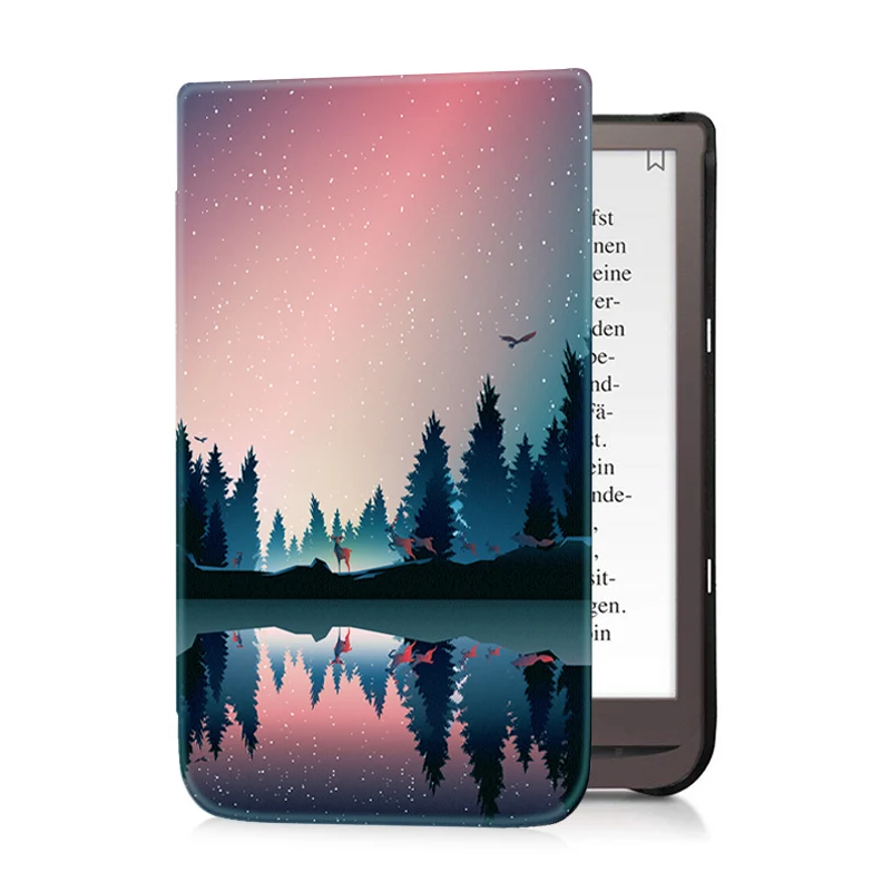 Cor-capa de Concha de Moda Leve com Sono Case para 7.8 Aroita Pocketbook Inkpad Pro - Automático Wake 740 3 - Imagem 6