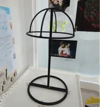 Promotion Hat display rack metal peak cap display stand bucket hat straw hat sunhat shelf holder wig hairpiece storage rack Y-01 Promotion Hat display rack metal peak cap display stand bucket hat straw hat sunhat shelf holder wig hairpiece storage rack Y-01