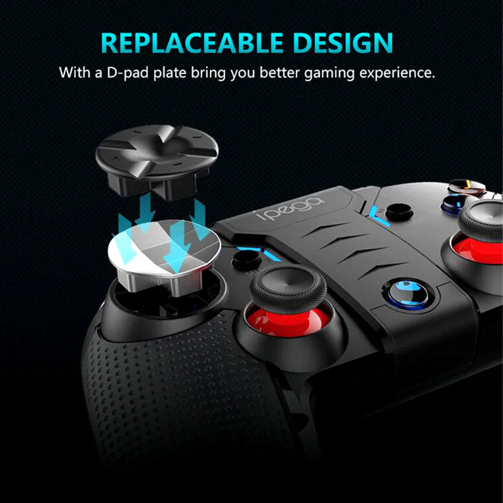 Геймпад IPEGA PG 9099 Wolverine игровой Bluetooth контроллер с двойным мотором турбо геймпад