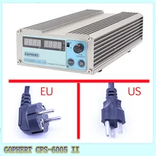 Gphert CPS-6005 CPS-6005II DC импульсный источник питания с одним выходом 0-60 в 0-5A 300 Вт регулируемый